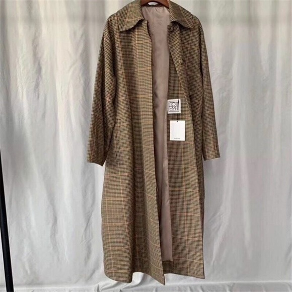 Classic Plaid Wind Coat